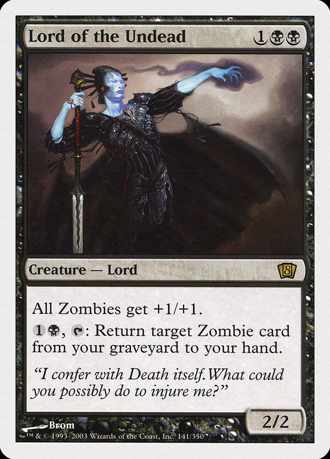 Lord of the Undead (8th Edition) [Oversize Cards] | Rook's Games and More