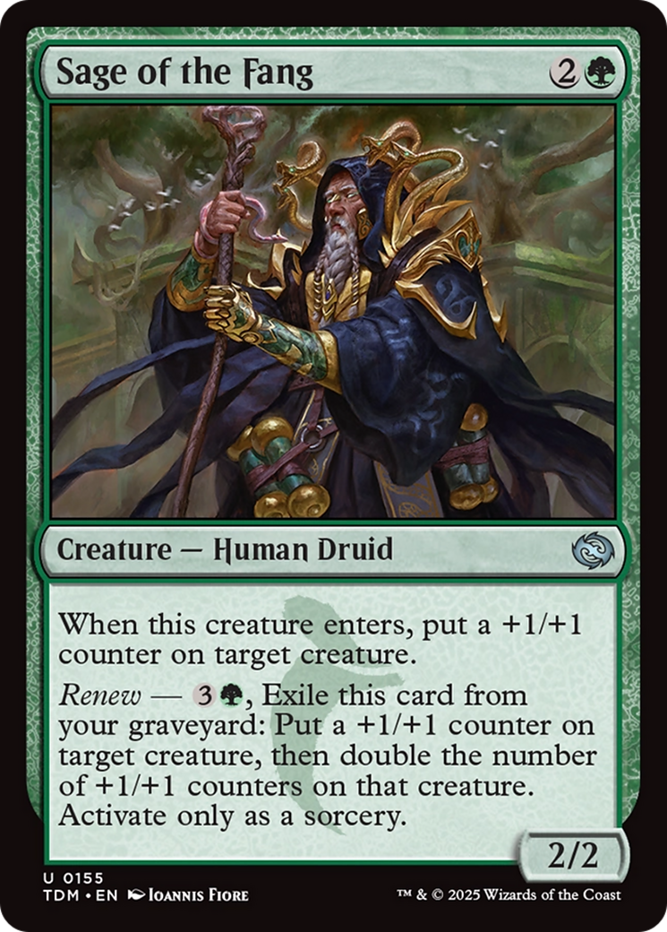 Sage of the Fang [Tarkir: Dragonstorm] | Rook's Games and More