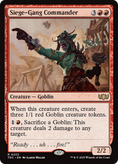 Siege-Gang Commander [Tarkir: Dragonstorm Commander]