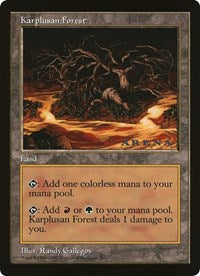 Karplusan Forest (Oversized) [Oversize Cards] | Rook's Games and More