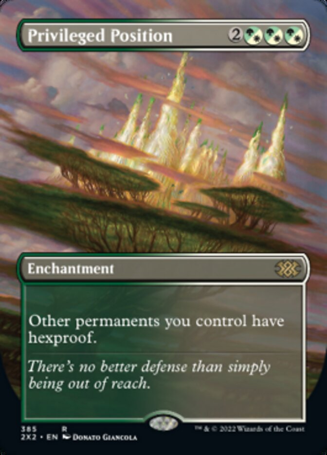 Privileged Position (Borderless Alternate Art) [Double Masters 2022] | Rook's Games and More