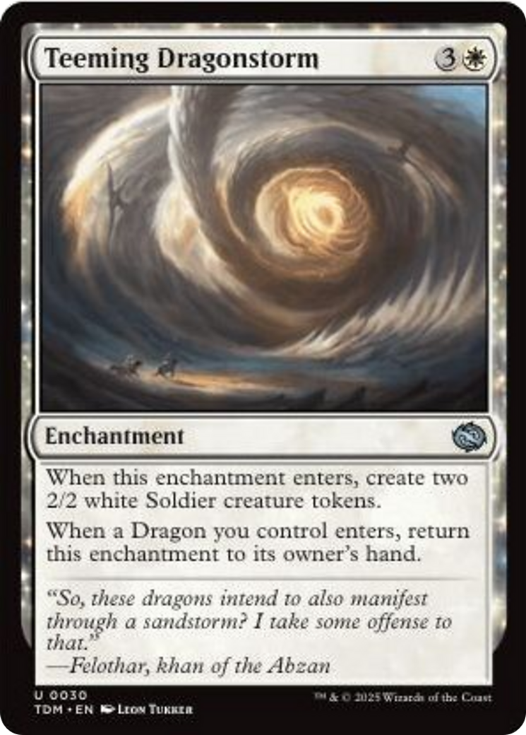 Teeming Dragonstorm [Tarkir: Dragonstorm] | Rook's Games and More