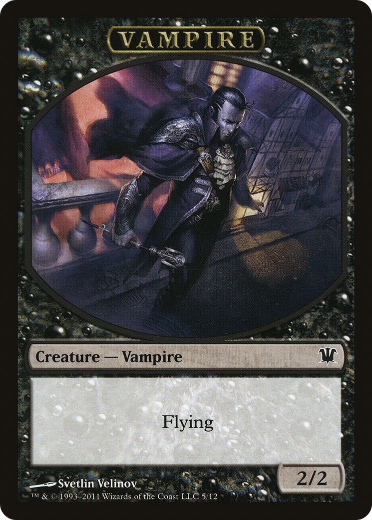 Vampire (0007) // Vampire (0008) Double-Sided Token [Innistrad Remastered Tokens] | Rook's Games and More