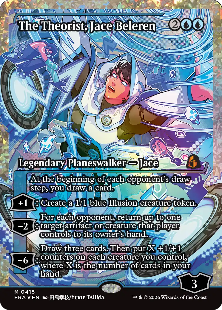 The Theorist, Jace Beleren (Showcase) (Fracture Foil) [Reality Fracture] | Rook's Games and More