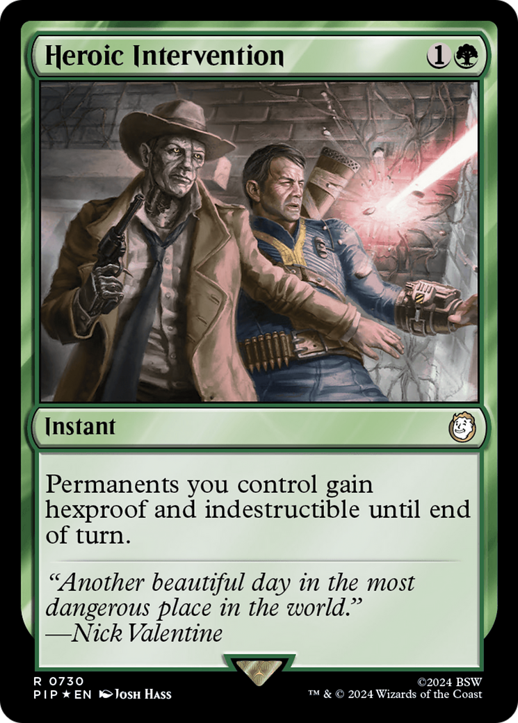 Heroic Intervention (Surge Foil) [Fallout] | Rook's Games and More