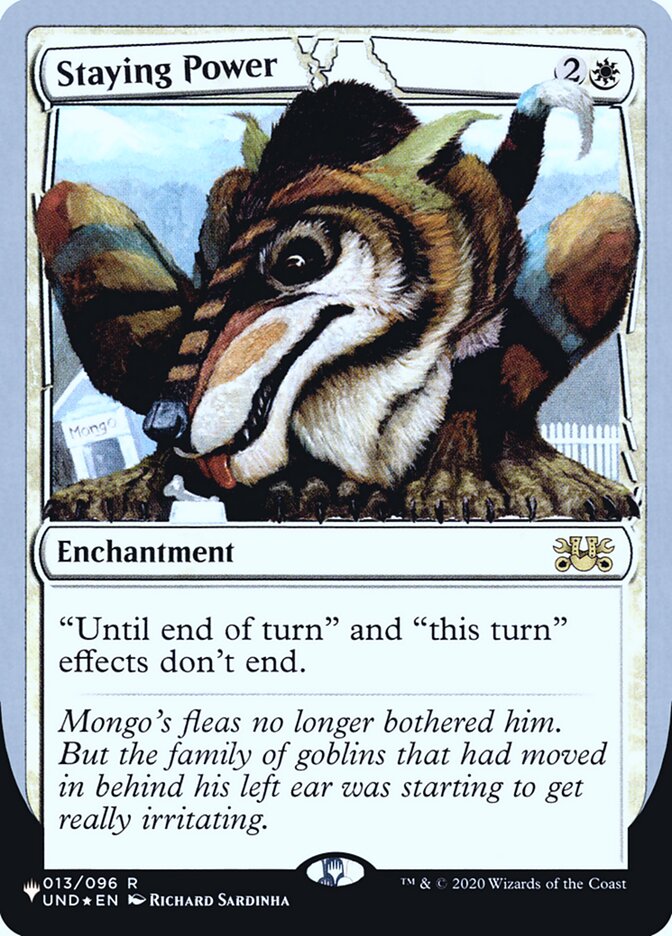 Staying Power (Unfinity Foil Edition) [The List] | Rook's Games and More