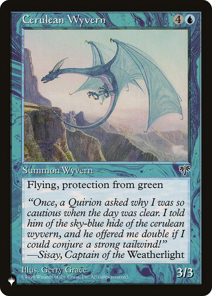 Cerulean Wyvern [The List Reprints] | Rook's Games and More