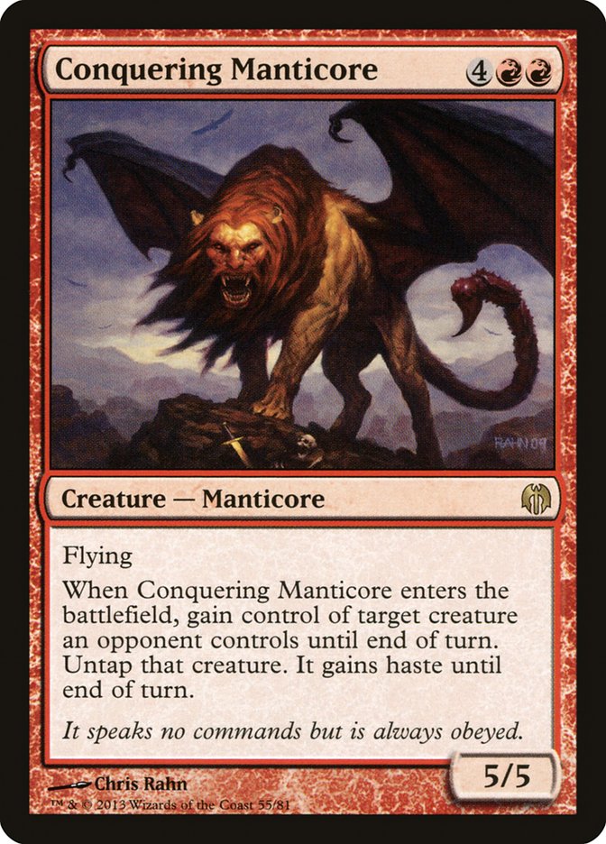 Conquering Manticore [Duel Decks: Heroes vs. Monsters] | Rook's Games and More