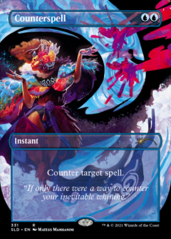 Counterspell (Borderless) [Secret Lair Drop Series] | Rook's Games and More