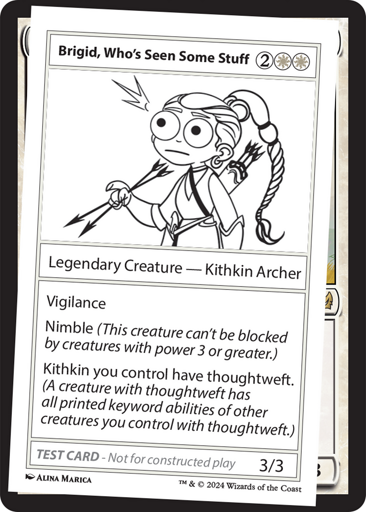 Brigid, Who's Seen Some Stuff [Mystery Booster 2 Playtest Cards] | Rook's Games and More