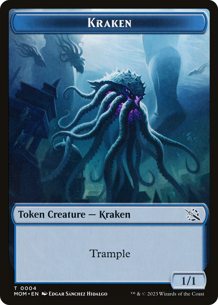 Soldier // Kraken Double-Sided Token [March of the Machine Tokens] | Rook's Games and More