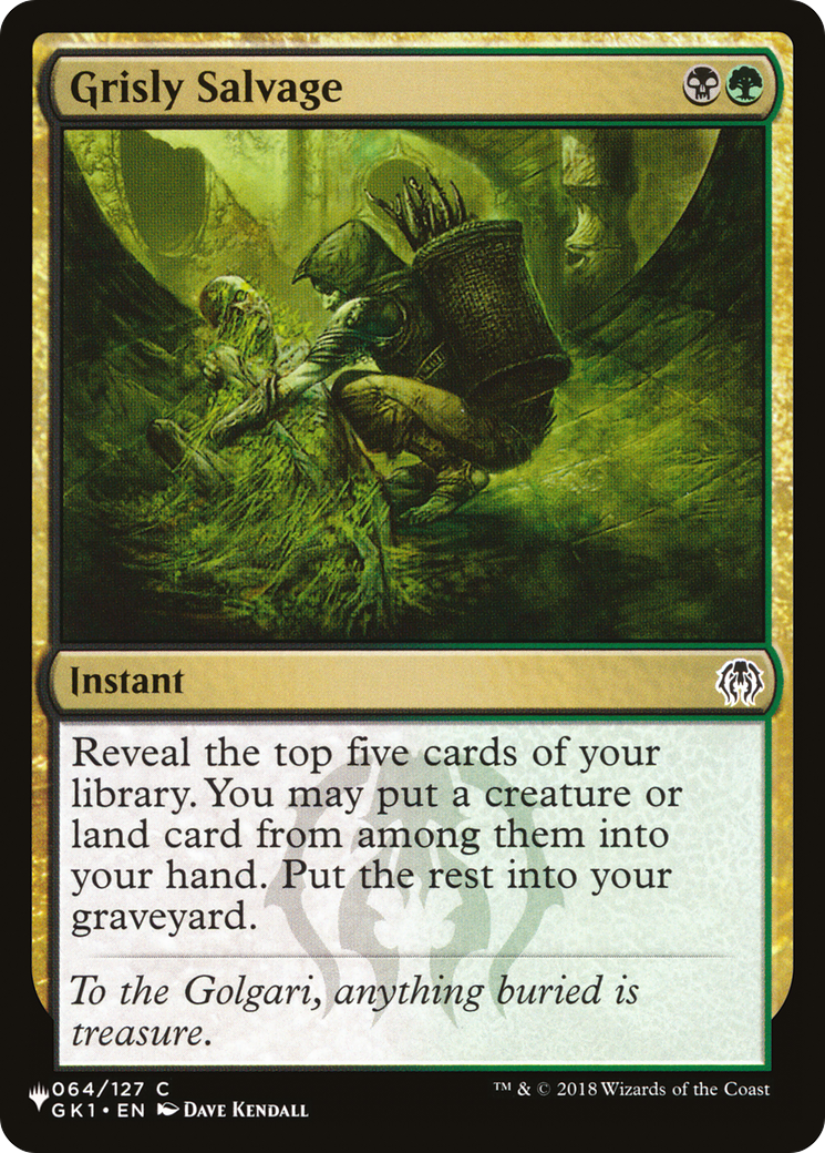 Grisly Salvage [The List] | Rook's Games and More