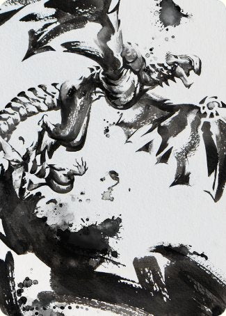 Quicksilver Fisher Art Card [Phyrexia: All Will Be One Art Series] | Rook's Games and More