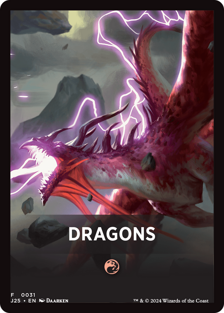 Dragons Theme Card [Foundations Jumpstart Front Cards] | Rook's Games and More