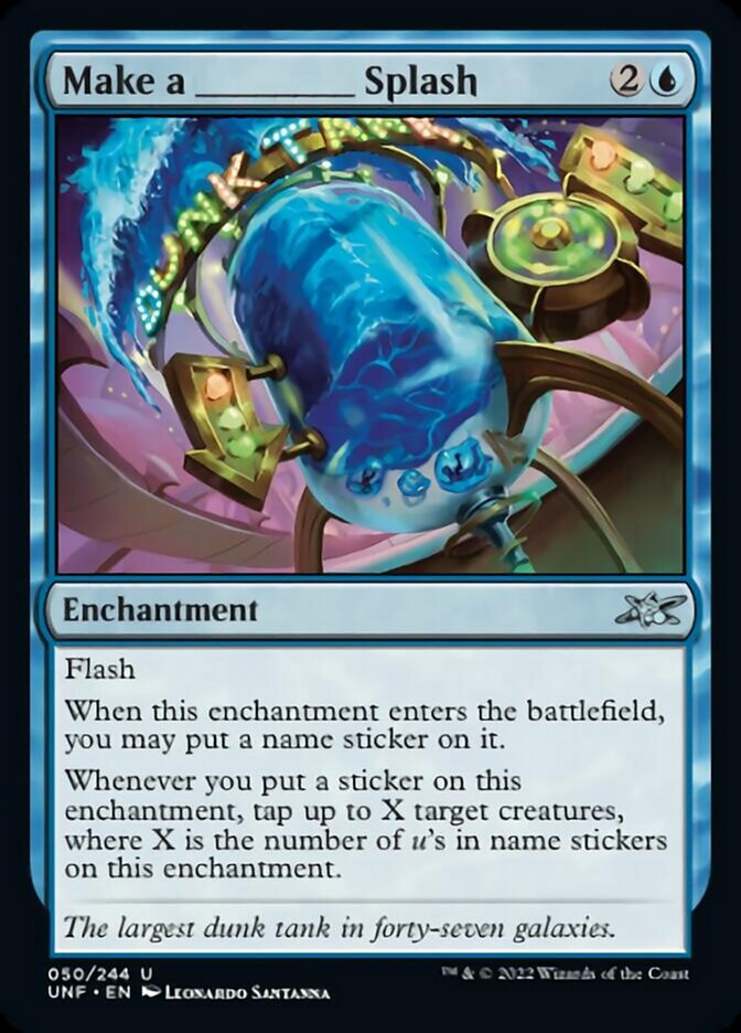 Make a _____ Splash [Unfinity] | Rook's Games and More