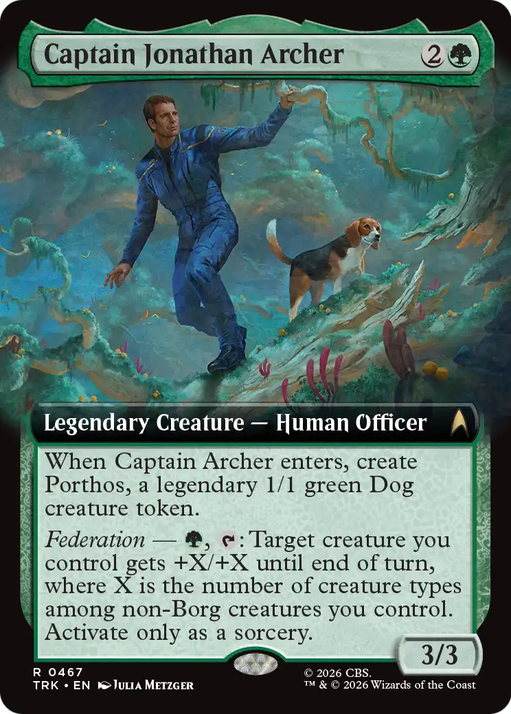 Captain Jonathan Archer (Extended Art) [Star Trek] | Rook's Games and More
