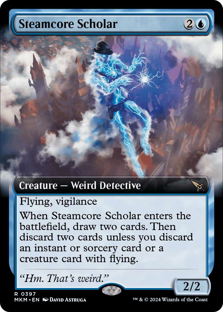 Steamcore Scholar (Extended Art) [Murders at Karlov Manor] | Rook's Games and More