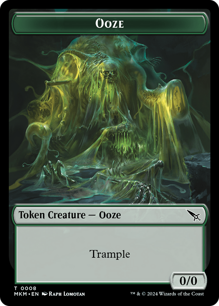 Detective // Ooze Double-Sided Token [Murders at Karlov Manor Tokens] | Rook's Games and More