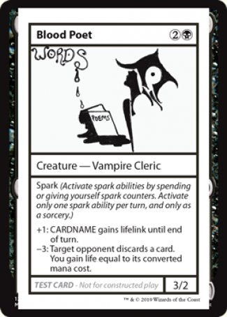 Blood Poet (2021 Edition) [Mystery Booster Playtest Cards] | Rook's Games and More