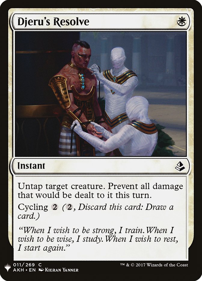 Djeru's Resolve [Mystery Booster] | Rook's Games and More