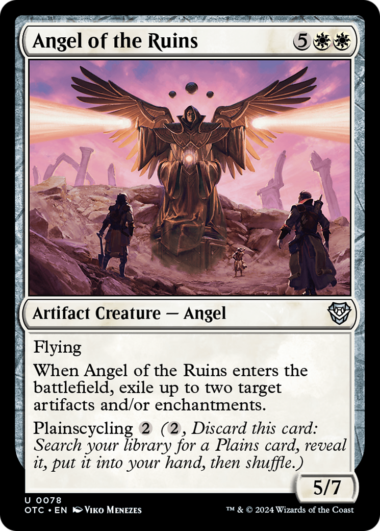 Angel of the Ruins [Outlaws of Thunder Junction Commander] | Rook's Games and More