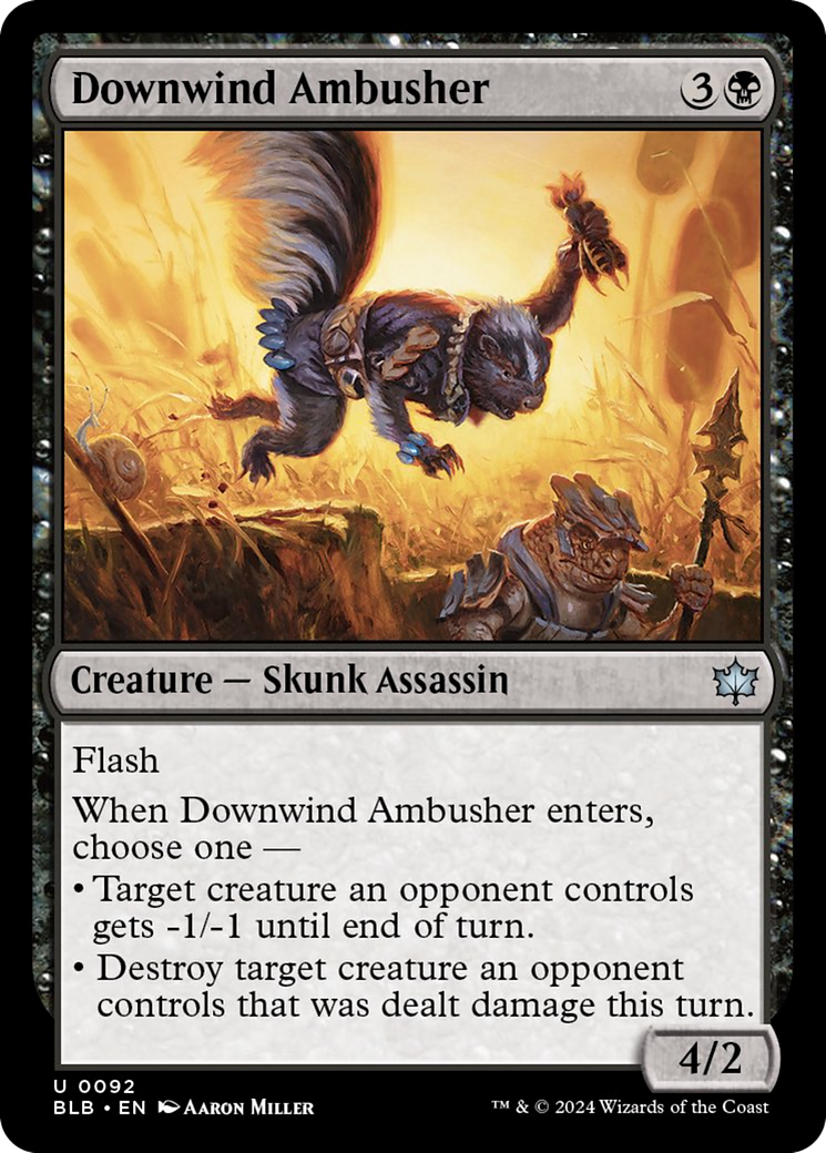 Downwind Ambusher [Bloomburrow] | Rook's Games and More