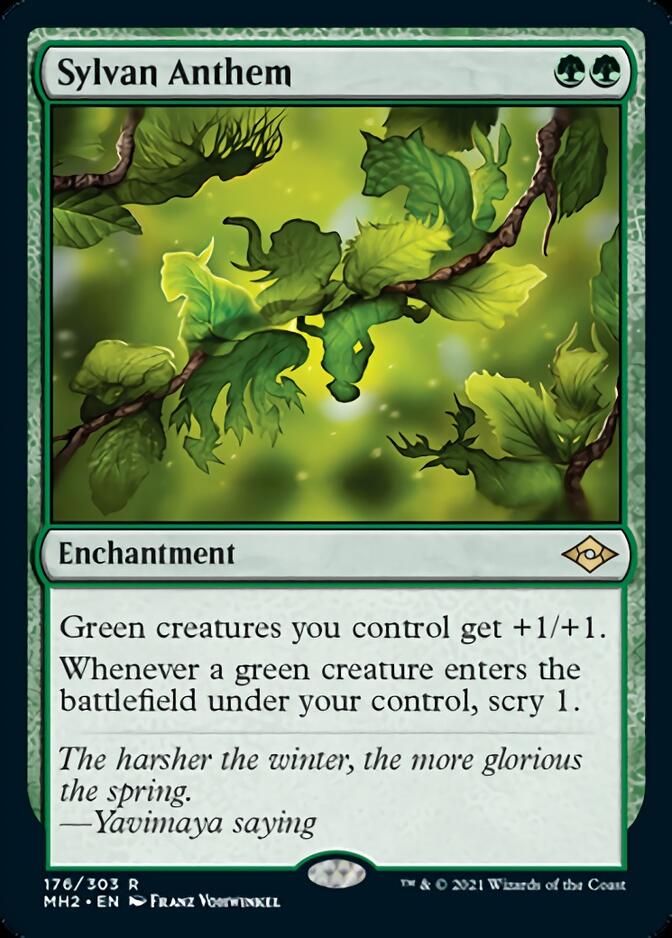 Sylvan Anthem [Modern Horizons 2] | Rook's Games and More