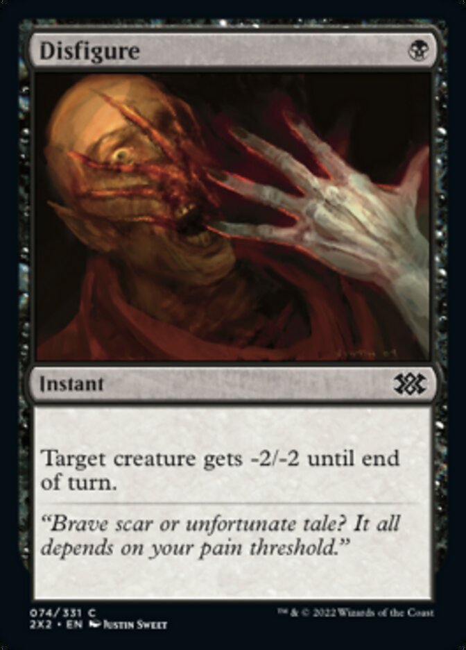 Disfigure [Double Masters 2022] | Rook's Games and More