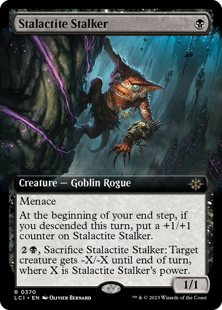 Stalactite Stalker (Extended Art) [The Lost Caverns of Ixalan] | Rook's Games and More