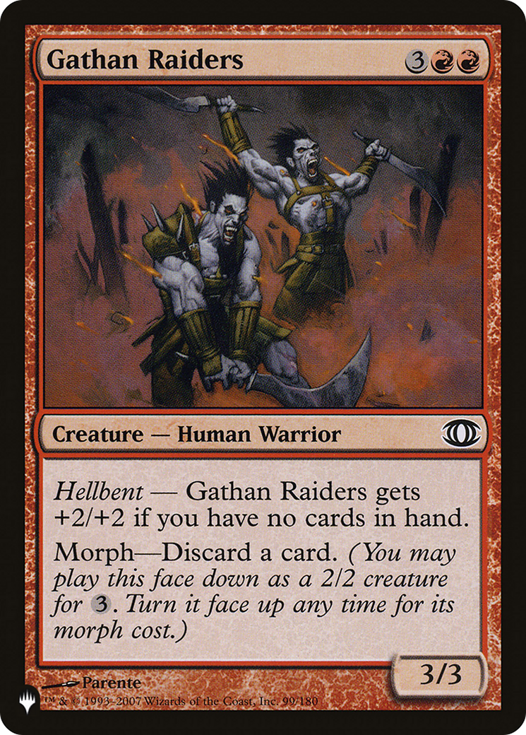 Gathan Raiders [The List Reprints] | Rook's Games and More