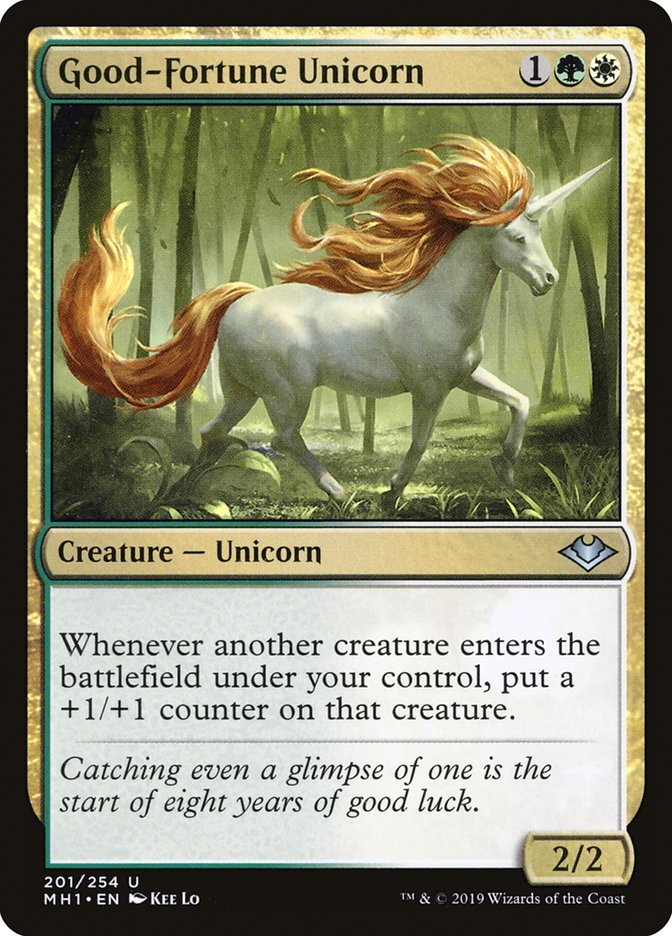 Good-Fortune Unicorn [Modern Horizons] | Rook's Games and More