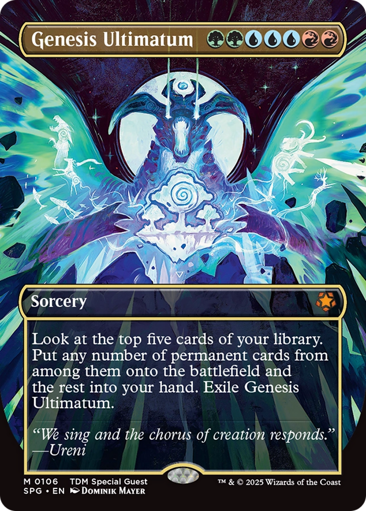 Genesis Ultimatum (Borderless) [Tarkir: Dragonstorm Special Guests] | Rook's Games and More