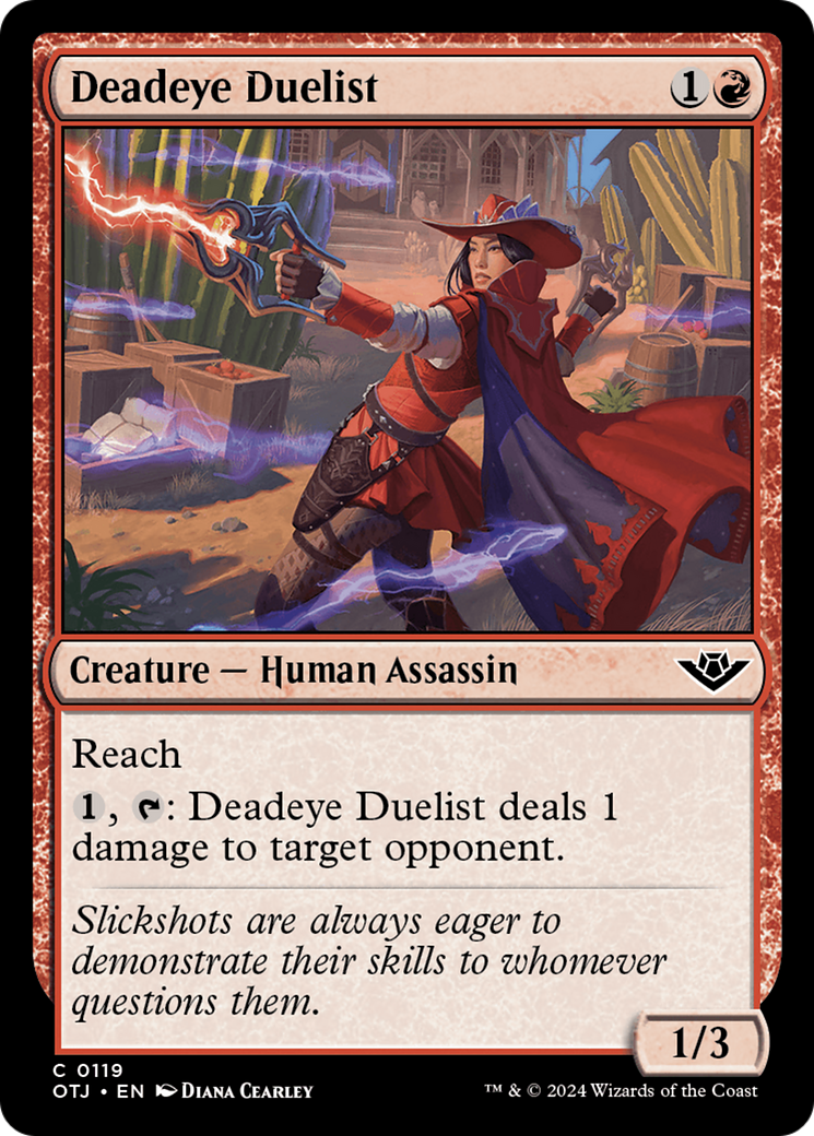 Deadeye Duelist [Outlaws of Thunder Junction] | Rook's Games and More