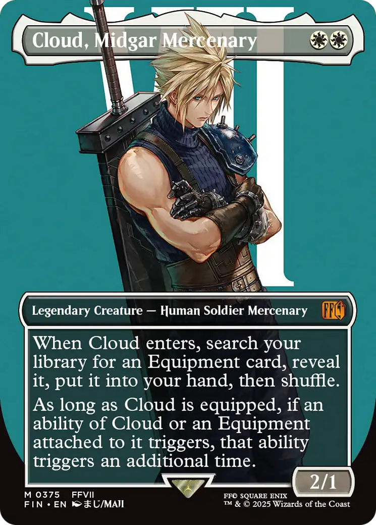 Cloud, Midgar Mercenary (Borderless) [FINAL FANTASY] | Rook's Games and More