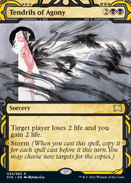 Tendrils of Agony (Foil Etched) [Strixhaven: Mystical Archive] | Rook's Games and More