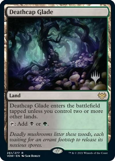 Deathcap Glade (Promo Pack) [Innistrad: Crimson Vow Promos] | Rook's Games and More