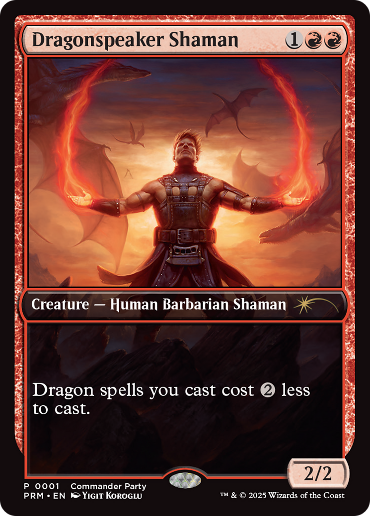 Dragonspeaker Shaman [Wizards Play Network 2025] | Rook's Games and More