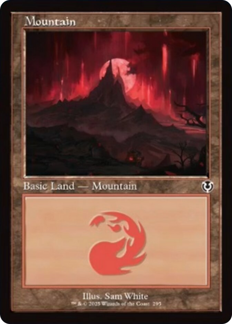 Mountain (295) (Retro Frame) [Innistrad Remastered] | Rook's Games and More