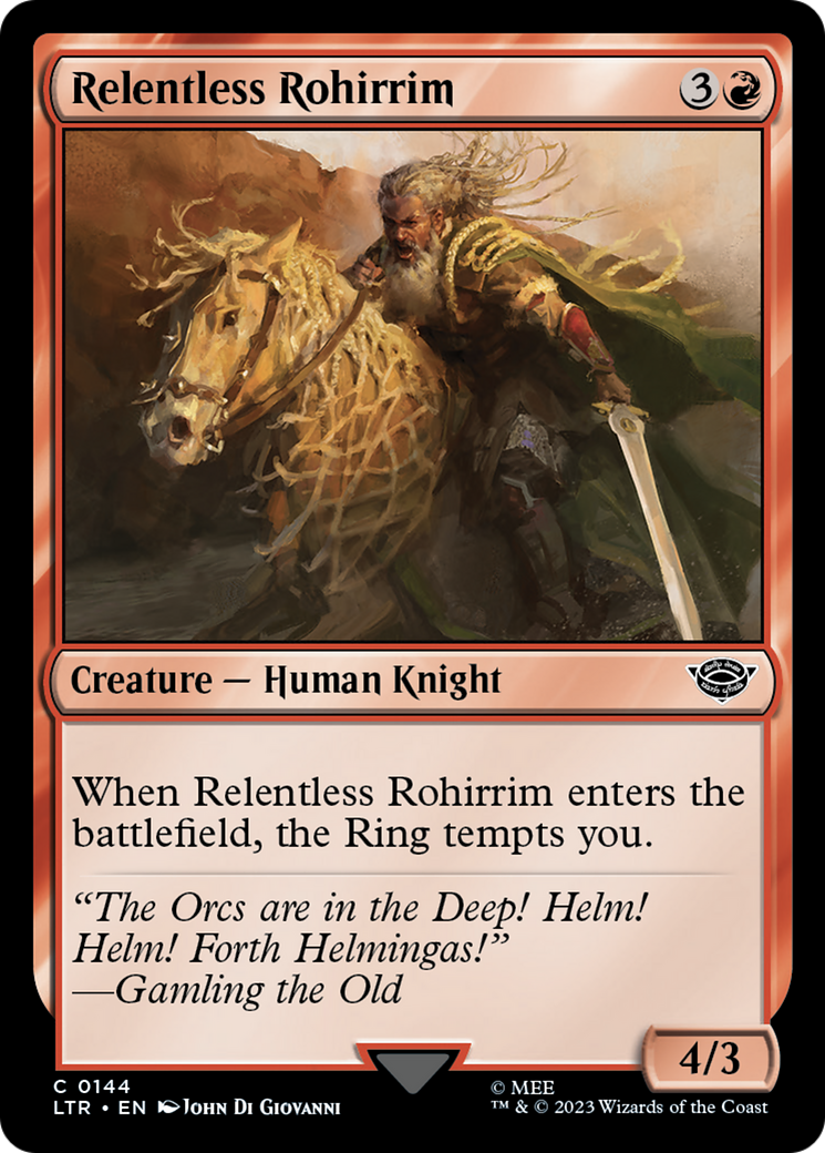 Relentless Rohirrim [The Lord of the Rings: Tales of Middle-Earth] | Rook's Games and More