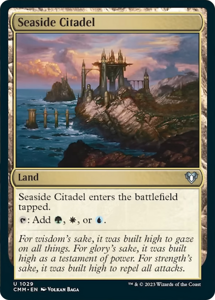 Seaside Citadel [Commander Masters] | Rook's Games and More