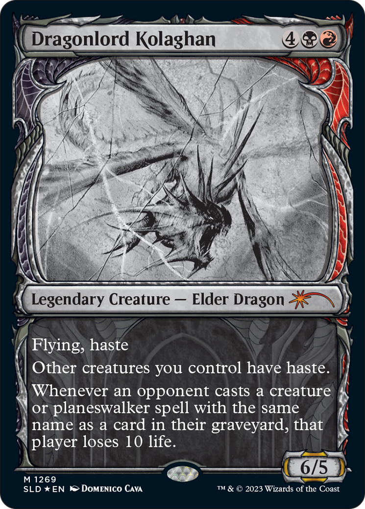 Dragonlord Kolaghan (Halo Foil) [Secret Lair Drop Series] | Rook's Games and More
