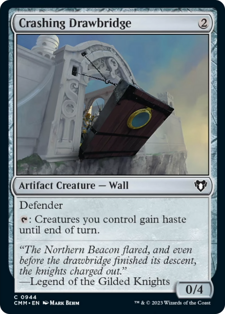 Crashing Drawbridge [Commander Masters] | Rook's Games and More