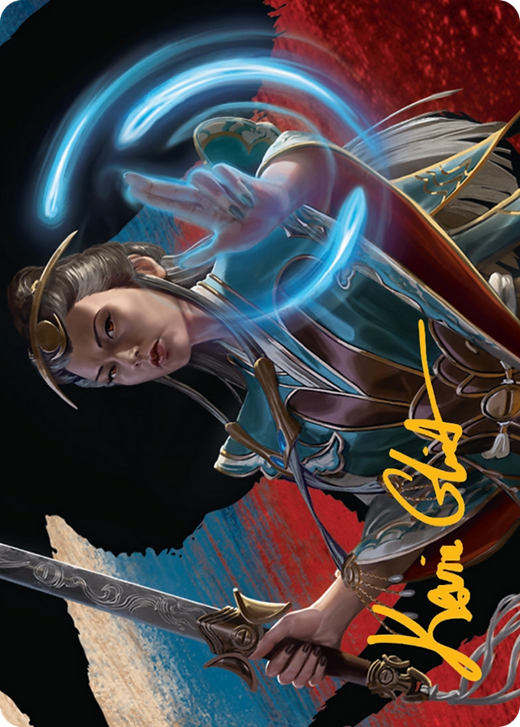 Narset, Jeskai Waymaster Art Card (44/54) [Tarkir: Dragonstorm Art Series] | Rook's Games and More