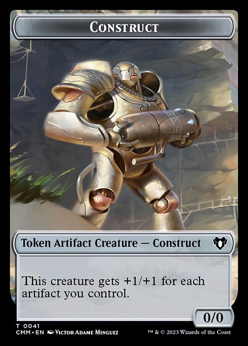 Servo // Construct (0041) Double-Sided Token [Commander Masters Tokens] | Rook's Games and More