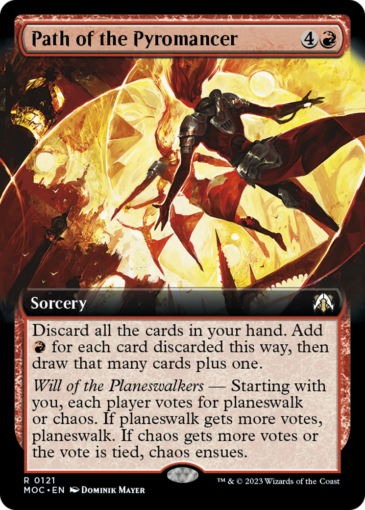 Path of the Pyromancer (Extended Art) [March of the Machine Commander] | Rook's Games and More