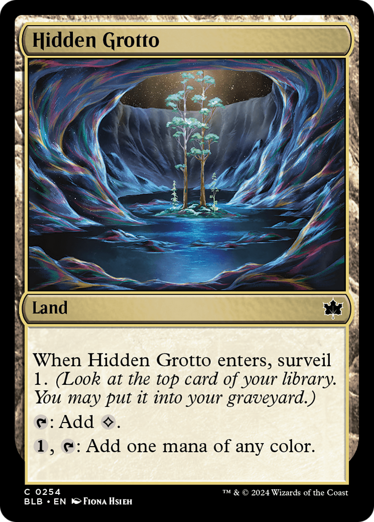 Hidden Grotto [Bloomburrow] | Rook's Games and More