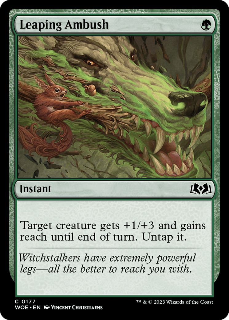 Leaping Ambush [Wilds of Eldraine] | Rook's Games and More