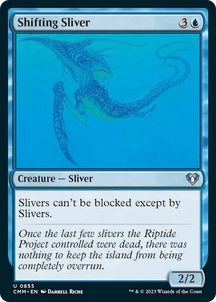 Shifting Sliver [Commander Masters] | Rook's Games and More