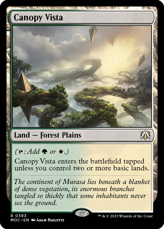 Canopy Vista [March of the Machine Commander] | Rook's Games and More