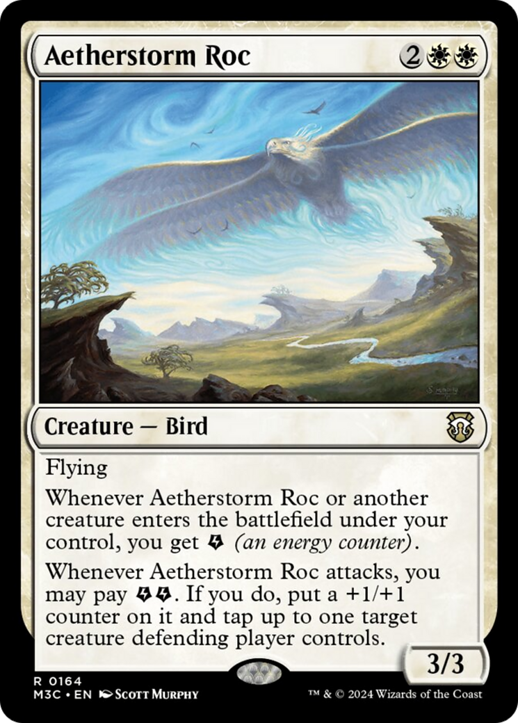 Aetherstorm Roc (Ripple Foil) [Modern Horizons 3 Commander] | Rook's Games and More